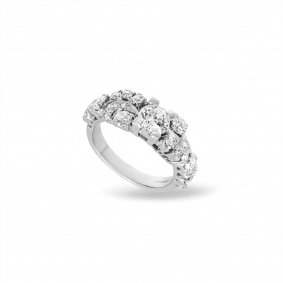 White Gold Old European Cut Diamond Ring 0.86ct H/VS2 White Gold Old European Cut Diamond Ring 0.86ct H/VS2